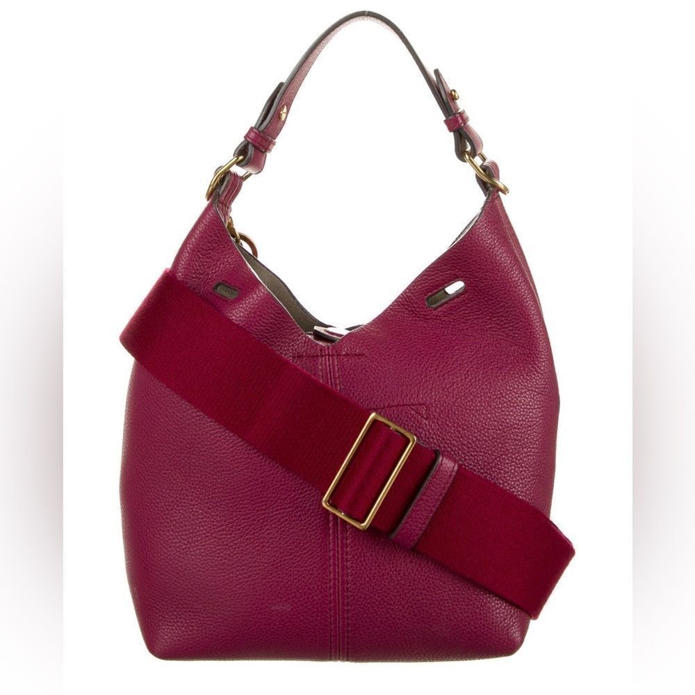 Anya Hindmarch Rose Pink Leather 2way Build A Bag Base Mini Bucket Bag Hearts - Picture 3 of 5